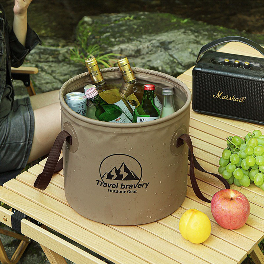 Water Bag Collapsible - Portable Collapsible Outdoor Water Bucket, 10L/20L