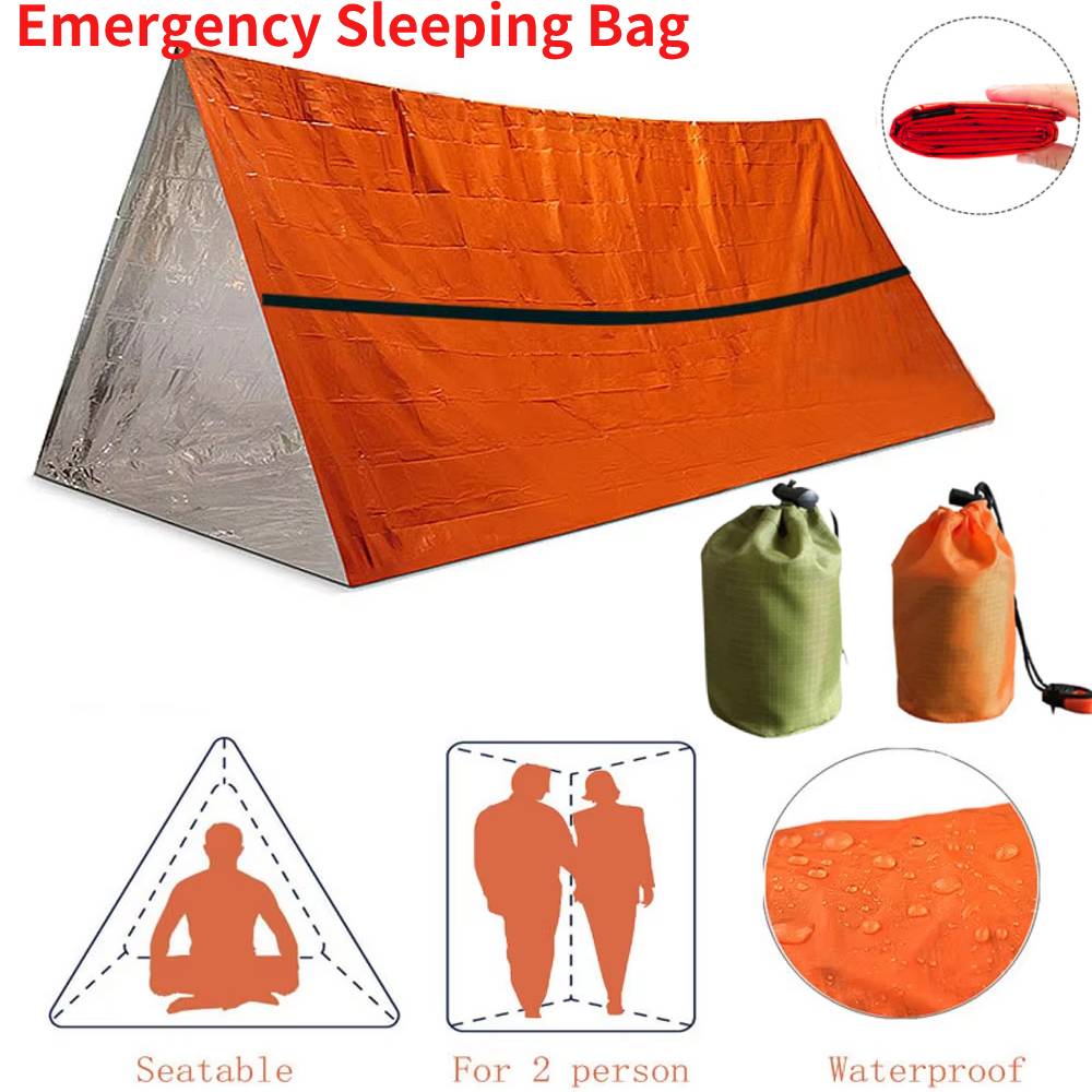 Bivy Bag Emergency - Portable Waterproof Emergency Survival Sleeping Bag