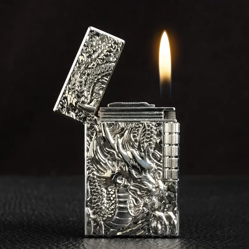 Dragon Gas Lighter Grinding Je - огляд і ціна Fire Starting Kit