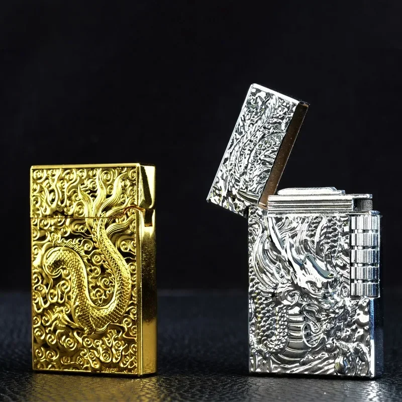 Dragon Gas Lighter Grinding Je - огляд і ціна Fire Starting Kit