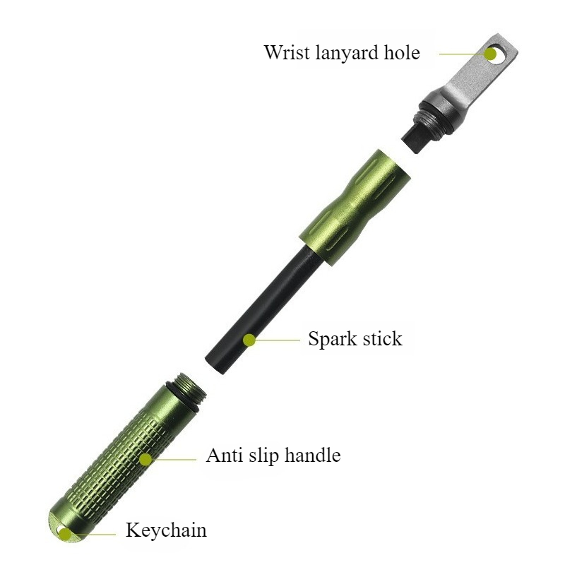 Portable Waterproof Flint Emer - огляд і ціна Fire Starting Kit
