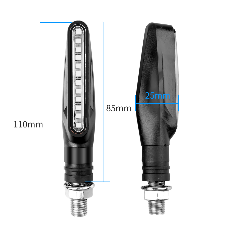 2PCS LED Motorcycle Turn Signa - огляд і ціна Sos Light Strobe