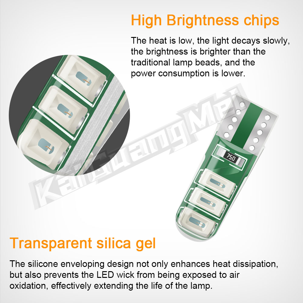 2/10PCS T10 W5W LED Light Canb - огляд і ціна Sos Light Strobe