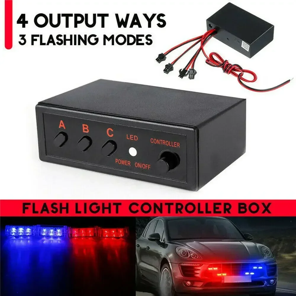 4 Ways LED Strobe Flash Light  - огляд і ціна Sos Light Strobe