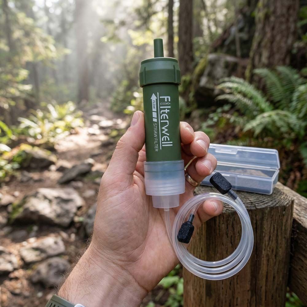 Mini Mini Water Filter Straw P - огляд і ціна Water Purification Straw